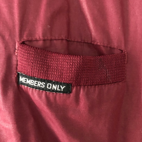 Vintage Members Only Bomber Racer Jacket 1980s - Picture 4 of 10